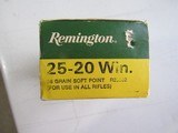 NEW OLD STOCK Remington 25-20 Winchester (25-20 WCF) 86 grain soft point ammo - 5 of 7