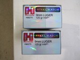 NEW OLD STOCK Hornady 9mm Luger 125 Gr HAP 2 Full Boxes FREE SHIPPING - 1 of 9