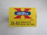 NEW OLD STOCK 38-40 Winchester ammunition FREE SHIPPING - 1 of 8