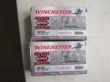 NEW OLD STOCK Winchester 308 Win 180 Grain PSP 2 Full BoxesFREE SHIPPING - 1 of 9