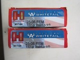 NEW OLD STOCK Hornady American Whitetail 25-06 Rem 2 Full BoxesFREE SHIPPING - 1 of 9