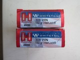 AMMO! Hornady American Whitetail 308 Win 2 Full BoxesFREE SHIPPING! - 1 of 10