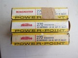 AMMO! Winchester Super X 270 Win 3 Full Boxes New Old StockFREE SHIPPING! - 2 of 10
