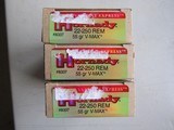 Hornady 22-250 V-MAX Varmint Express Ammo 11 Full Boxes New Old StockFREE SHIPPING - 1 of 11