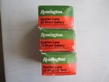 WOW RARE Remington 22 Short Gallery "Spatter-less" Ammo 3 Full Boxes FREE SHIPPING - 1 of 10