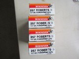 AMMO NEW OLD STOCK WINCHESTER SUPER X 257 ROBERTS 68 ROUNDSFREE SHIPPING - 1 of 9