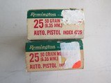 25 Auto 25 ACP Ammo by Remington New Old Stock 2 Full Boxes
FREE SHIPPING - 1 of 8