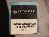FULL BRICK FEDERAL NO. 215 LARGE RIFLE MAGNUM PRIMERSFREE SHIPPING - 3 of 9