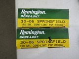 Remington 30-06 Ammo New Old Stock 2 Full Boxes 150 Grain BulletsFREE SHIPPING - 1 of 8
