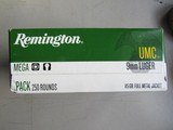 NEW STOCK Remington 9mm 250 Round Mega Pack UnopenedFREE SHIPPING - 2 of 6