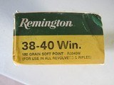 NEW OLD STOCK Remington 38-40 Ammo 180 Grain Soft Point Full Box 50 Rounds FREE SHIPPING - 1 of 8