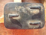 WOW Vicksburg-dug Civil War Confederate "CS" Belt Buckle Western Theatre - 2 of 7