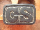 WOW Vicksburg-dug Civil War Confederate "CS" Belt Buckle Western Theatre - 1 of 7