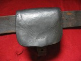 Complete Colt 1860 Army Civil War Rig (Holster, Belt, Buckle, Cap Pouch, Cartridge Box)FREE SHIPPING! - 9 of 20