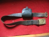 Complete Colt 1860 Army Civil War Rig (Holster, Belt, Buckle, Cap Pouch, Cartridge Box)FREE SHIPPING! - 15 of 20