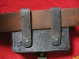 Complete Colt 1860 Army Civil War Rig (Holster, Belt, Buckle, Cap Pouch, Cartridge Box)FREE SHIPPING! - 8 of 20