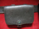 Complete Colt 1860 Army Civil War Rig (Holster, Belt, Buckle, Cap Pouch, Cartridge Box)FREE SHIPPING! - 6 of 20