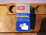 CCI Large Rifle Primers, Part No. 200, Full Brick (1,000 pieces) New Old Stock - 1 of 8