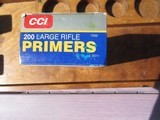 CCI Large Rifle Primers, Part No. 200, Full Brick (1,000 pieces) New Old Stock - 4 of 8