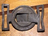 Waist Belt Plate, 2-piece Wreath Style, Confederate CS, Dug Vicksburg - 2 of 5