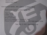 Winchester Model 1894 SRC Special Order Cody Verified - 20 of 20