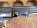 Scarce Colt Pocket Model of Navy Caliber Made 1861 First Year Production .36 Cal. Percussion Revolver - 3 of 20
