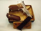 S&W MODEL 39-2 NICKLE 99%+ IN FACT BOX 2 MAGS!!MA. LEGAL - 1 of 11