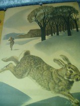 WINCHESTER RABBIT REMINGTON DEER PURCELL WOOD'S PRINTS - 1 of 2