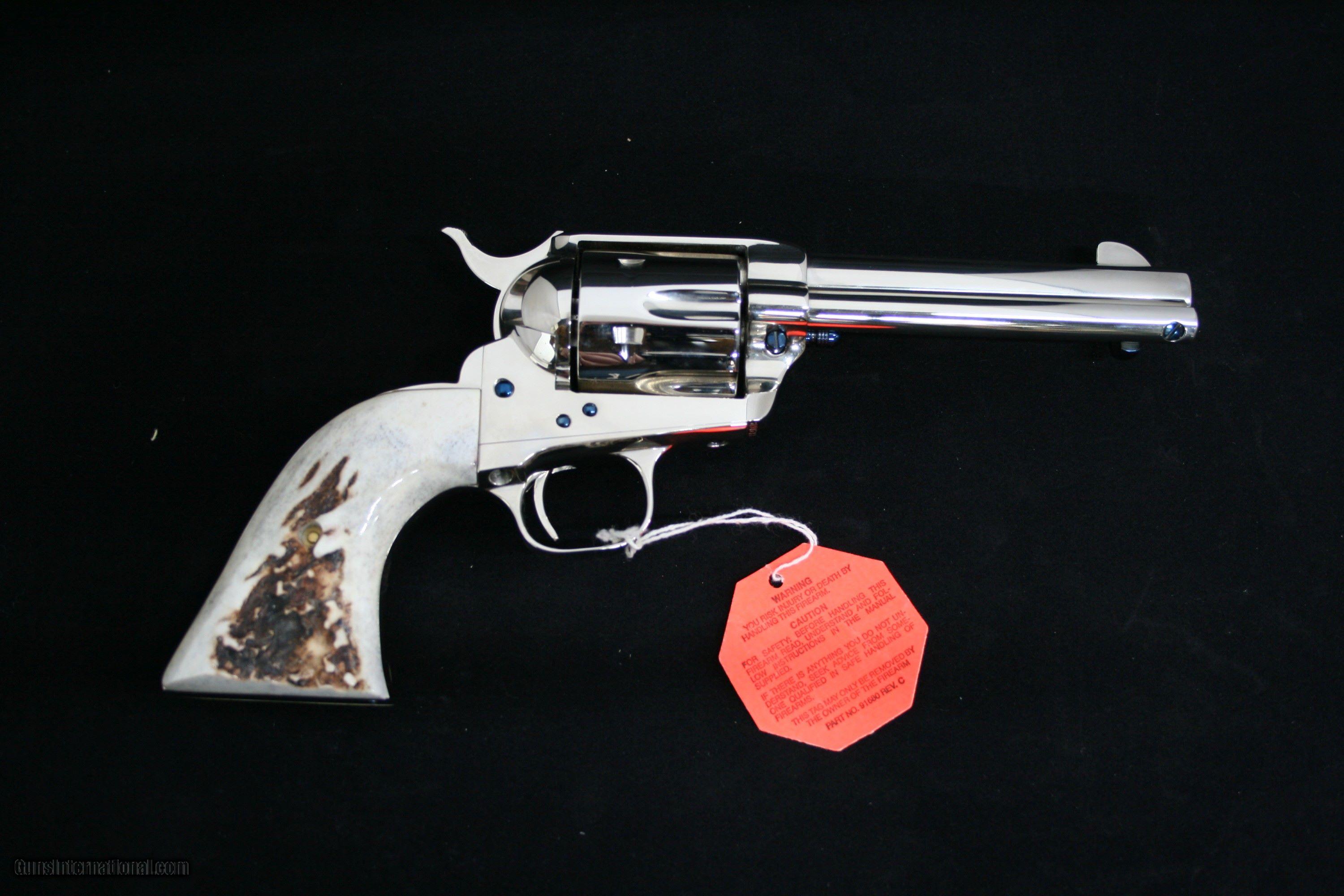 タナカワークス COLT SAA .45 4 3/4 Civilian ニッケル Colt S.A.A.45 4-3/4inch Civilian(2nd) デタッチャブル