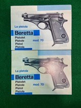 Beretta Model 70 Manuals - 1 of 1