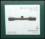 Swarovski Z6 2.5-15 X 44P - 4 of 4 Swarovski Z6 2.5-15 X 44P - 4 of 4