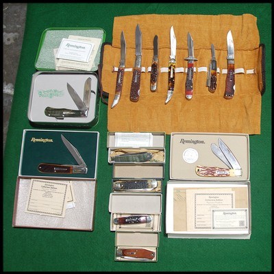 Set of Remington bullet knives