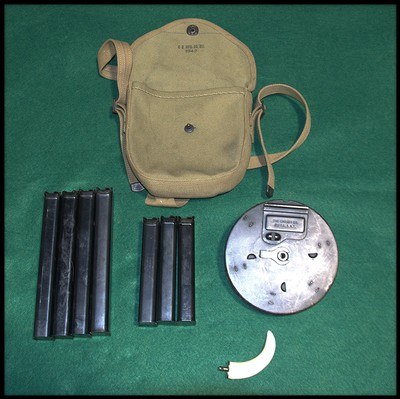 Thompson magazines and drum - Image 1 of 1