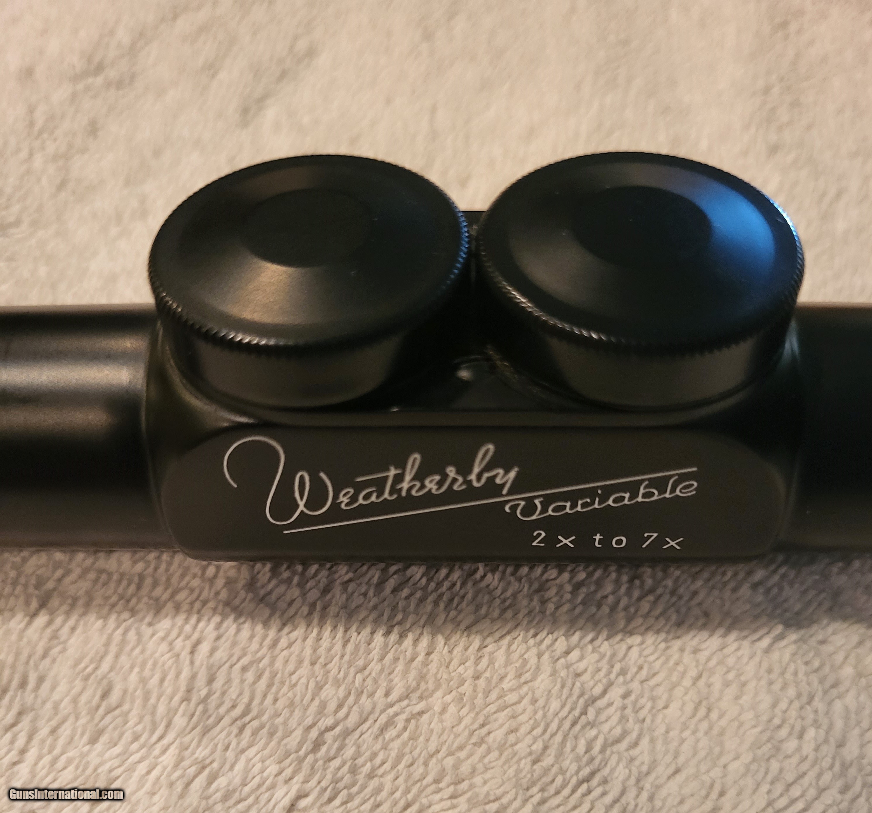 collector grade vintage Weatherby Variable 27 power German made scope