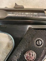 beautiful--as new Ruger Mark II 22 caliber pistol - 7 of 9