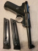 beautiful--as new Ruger Mark II 22 caliber pistol - 1 of 9