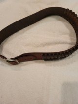 very rare Smith and Wesson leather gun belt and holster 38cal and hunter #275 rifle cartridge belt 30 cal - 7 of 7