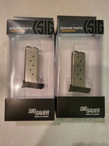 two (2) brand new Sig Sauer P938 7 round mags with pinky extender - Image 1 of 2