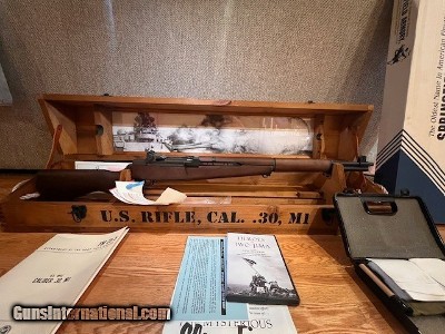 Springfield Armory M1 Garand Iwo Jima Commemorative w/Display Crate