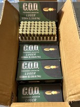 New premium Turkish (Turan Ammo) boxer primed reloadable brass C.O.D. brand 9mm Luger 115gr ammo: 500 round pack (10 boxes) $0.26/rd FREE SHIPPING! - 2 of 5