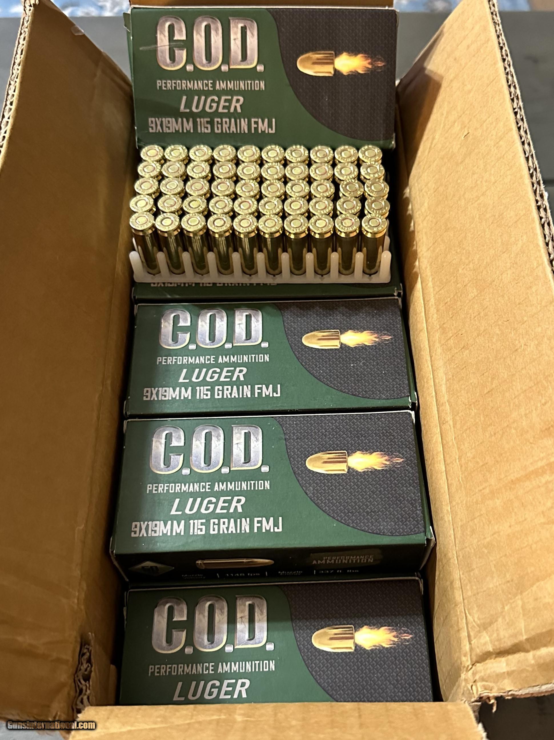TURAN 9mm Brass Cased FMJ 115 Grain Case of 1,000 Rounds – NEW BRASS – Not  Just Ammo
