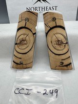 CUSTOM CROSS-CUT MAMMOTH IVORY 1911 PISTOL GRIPS