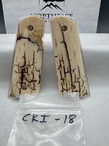 CUSTOM MAMMOTH IVORY 1911 PISTOL GRIPS - Image 1 of 1
