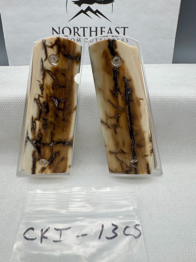 CUSTOM MAMMOTH IVORY 1911 PISTOL GRIPS - Image 1 of 1