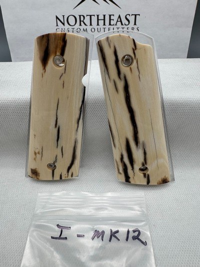 CUSTOM MAMMOTH IVORY 1911 PISTOL GRIPS - Image 1 of 1