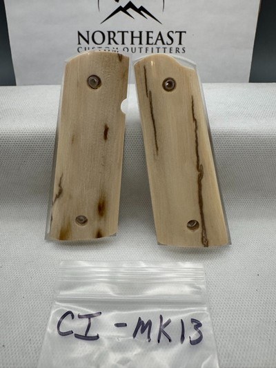 CUSTOM MAMMOTH IVORY 1911 PISTOL GRIPS - Image 1 of 1