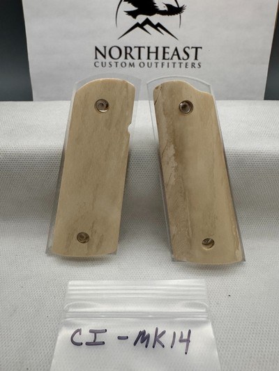 CUSTOM MAMMOTH IVORY 1911 PISTOL GRIPS - Image 1 of 1