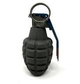 3 Inert Practice Grenades - 1 WWII Era Pineapple; 1 Vietnam Era Baseball; 1 Vietnam Era Lemo - 2 of 14