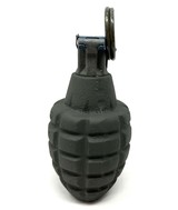 3 Inert Practice Grenades - 1 WWII Era Pineapple; 1 Vietnam Era Baseball; 1 Vietnam Era Lemo - 3 of 14