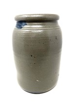 One-Gallon Palatine Pottery Co / Palatine / W.VA. Stoneware Stenciled Pear Jar - 5 of 8